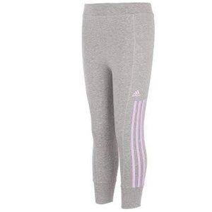Girls adidas 3 Stripe Jogger 7/8" Tights Leggings Size Large 14 Side Pockets NWT